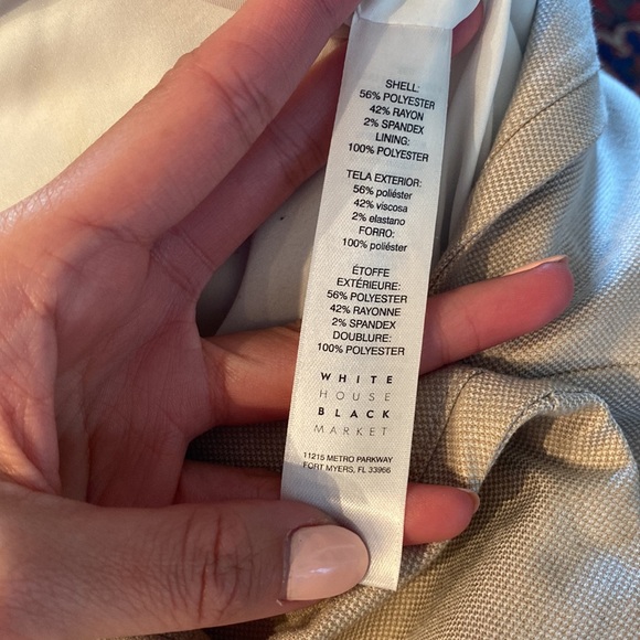 WHBM Trendy Blazer Sz 12 - Picture 8 of 8